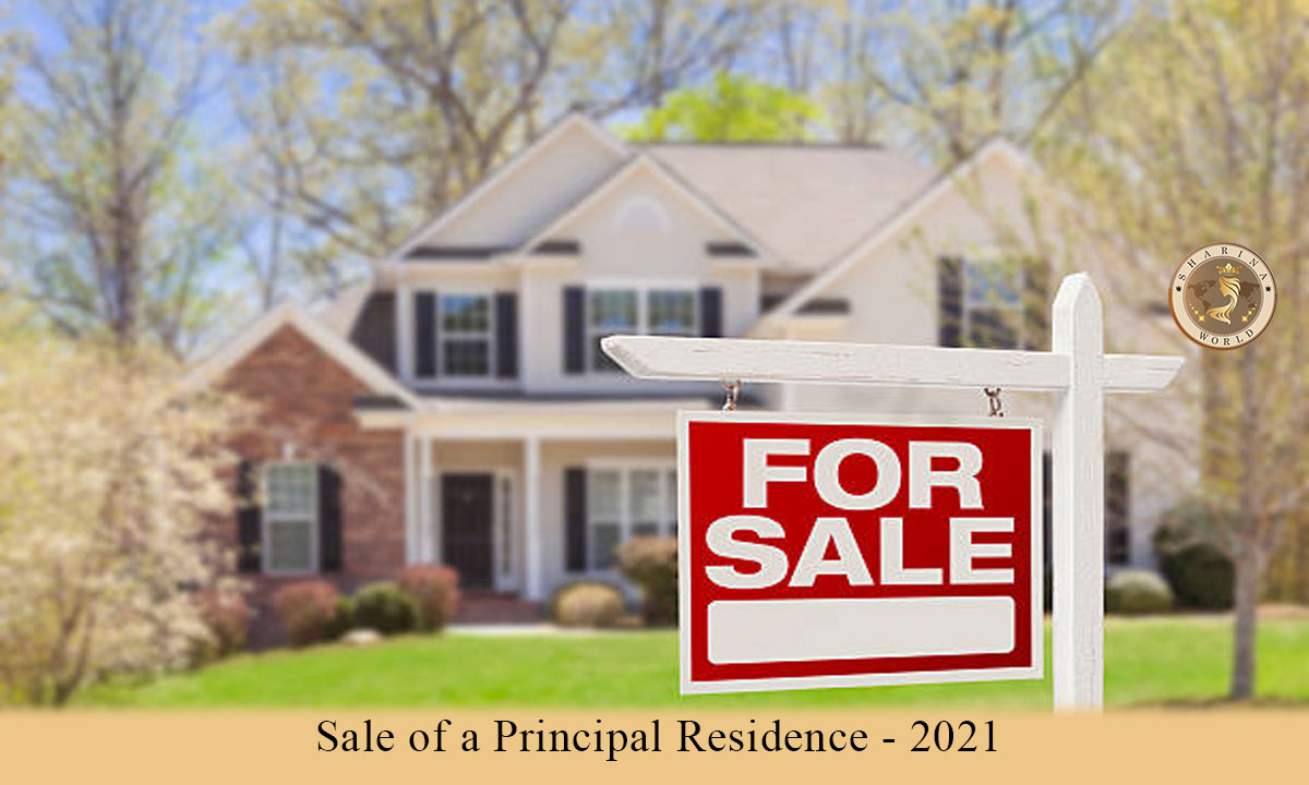 Sale of a Principal Residence - 2021