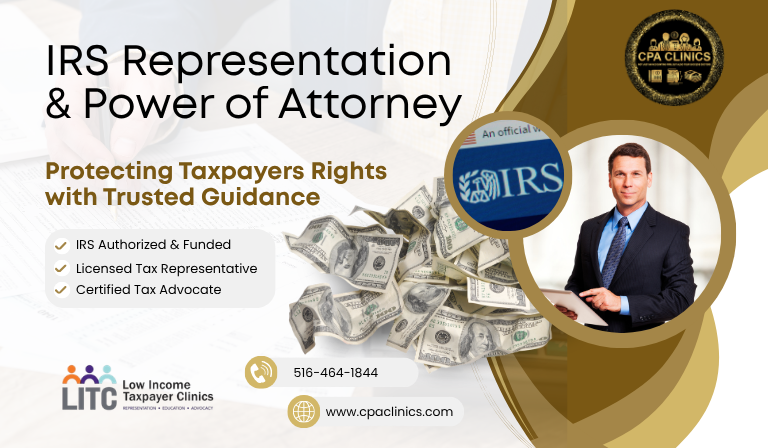 IRS Representation & Power of Attorney – Free Help from CPA Clinics