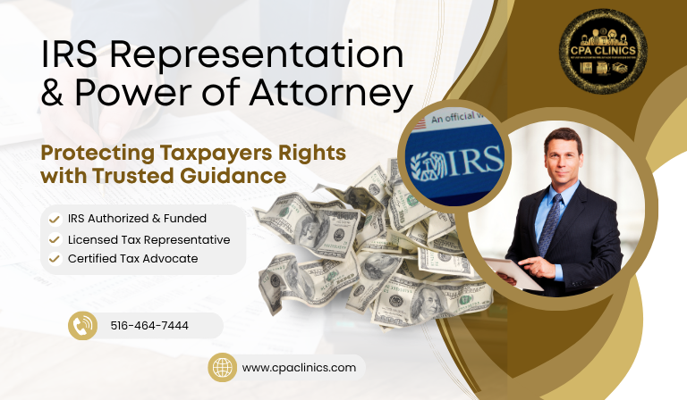 IRS Representation & Power of Attorney – Free Help from CPA Clinics