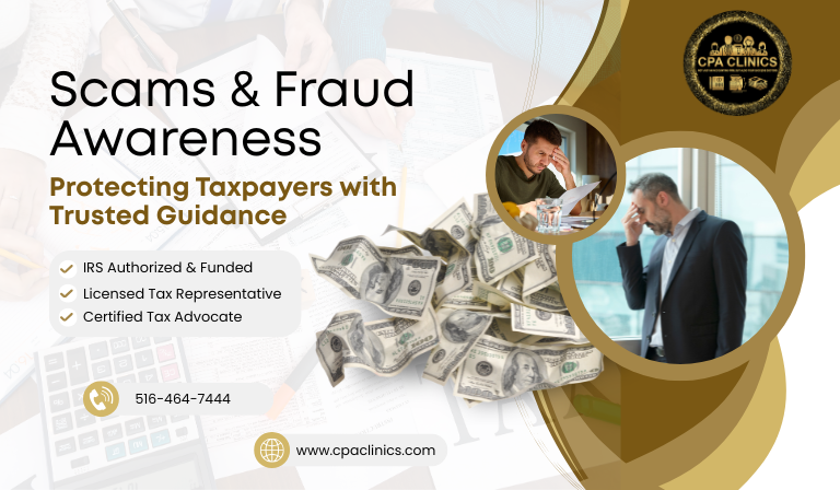 IRS Scams & Fraud Awareness – Free Help from CPA Clinics