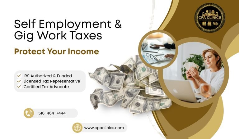 Self Employment & Gig Work Taxes – Free IRS Help from CPA Clinics