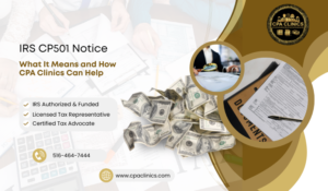 IRS CP501 Notice – Unpaid Tax Reminder | CPA Clinics