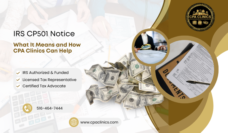 IRS CP501 Notice – Unpaid Tax Reminder | CPA Clinics