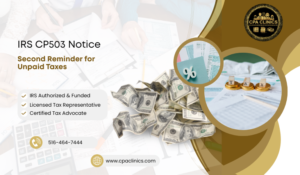 IRS CP503 Notice – Second Reminder for Unpaid Taxes | CPA Clinics