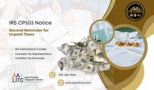 IRS CP503 Notice – Second Reminder for Unpaid Taxes | CPA Clinics