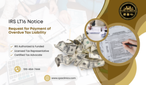 IRS LT16 Notice – Request for Payment of Overdue Taxes | CPA Clinics