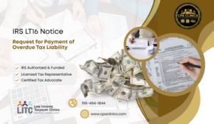 IRS LT16 Notice – Request for Payment of Overdue Taxes | CPA Clinics