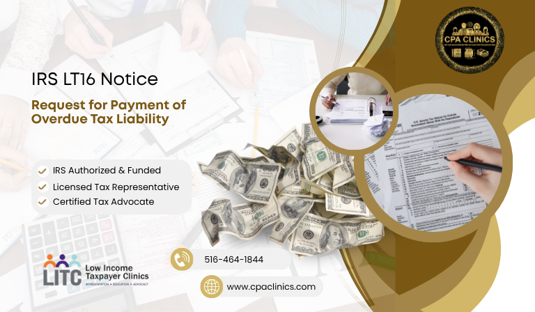 IRS LT16 Notice – Request for Payment of Overdue Taxes | CPA Clinics