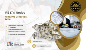 IRS LT17 Notice – Follow Up Collection Letter | CPA Clinics