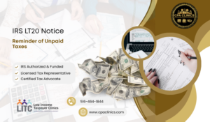 IRS LT20 Notice – Reminder of Unpaid Taxes | CPA Clinics