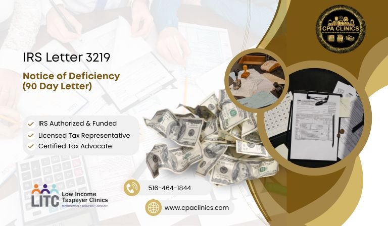 IRS Letter 3219 – Notice of Deficiency (90 Day Letter) | CPA Clinics