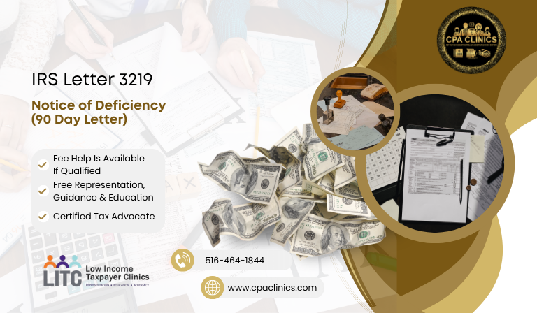 IRS Letter 3219 – Notice of Deficiency (90 Day Letter) | CPA Clinics
