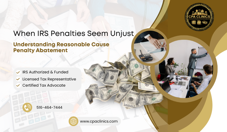 IRS Penalty Relief – Reasonable Cause Penalty Abatement | CPA Clinics