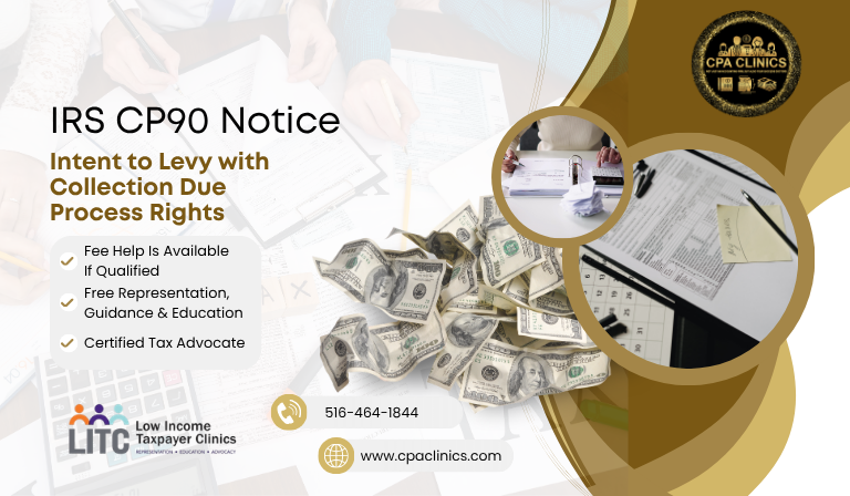 IRS CP90 Notice – Intent to Levy | CPA Clinics
