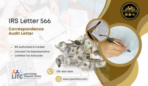 IRS Letter 566 – Correspondence Audit Letter | CPA Clinics