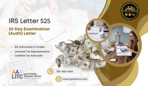 IRS Letter 525 – 30 Day Audit Letter | CPA Clinics